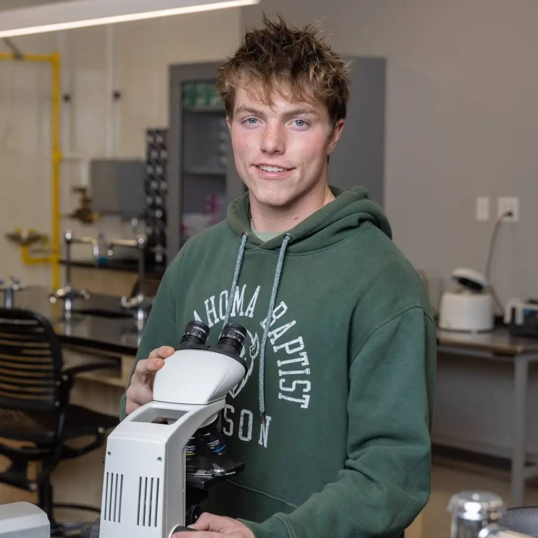 Current student Eli Laird.